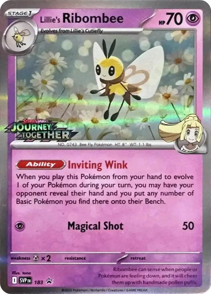Lillie's Ribombee Prerelease 183