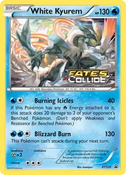 White Kyurem Prerelease XY128