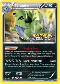 Tyranitar Prerelease XY130