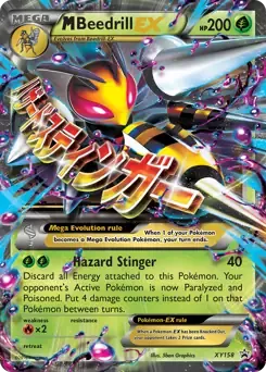 M Beedrill EX XY158